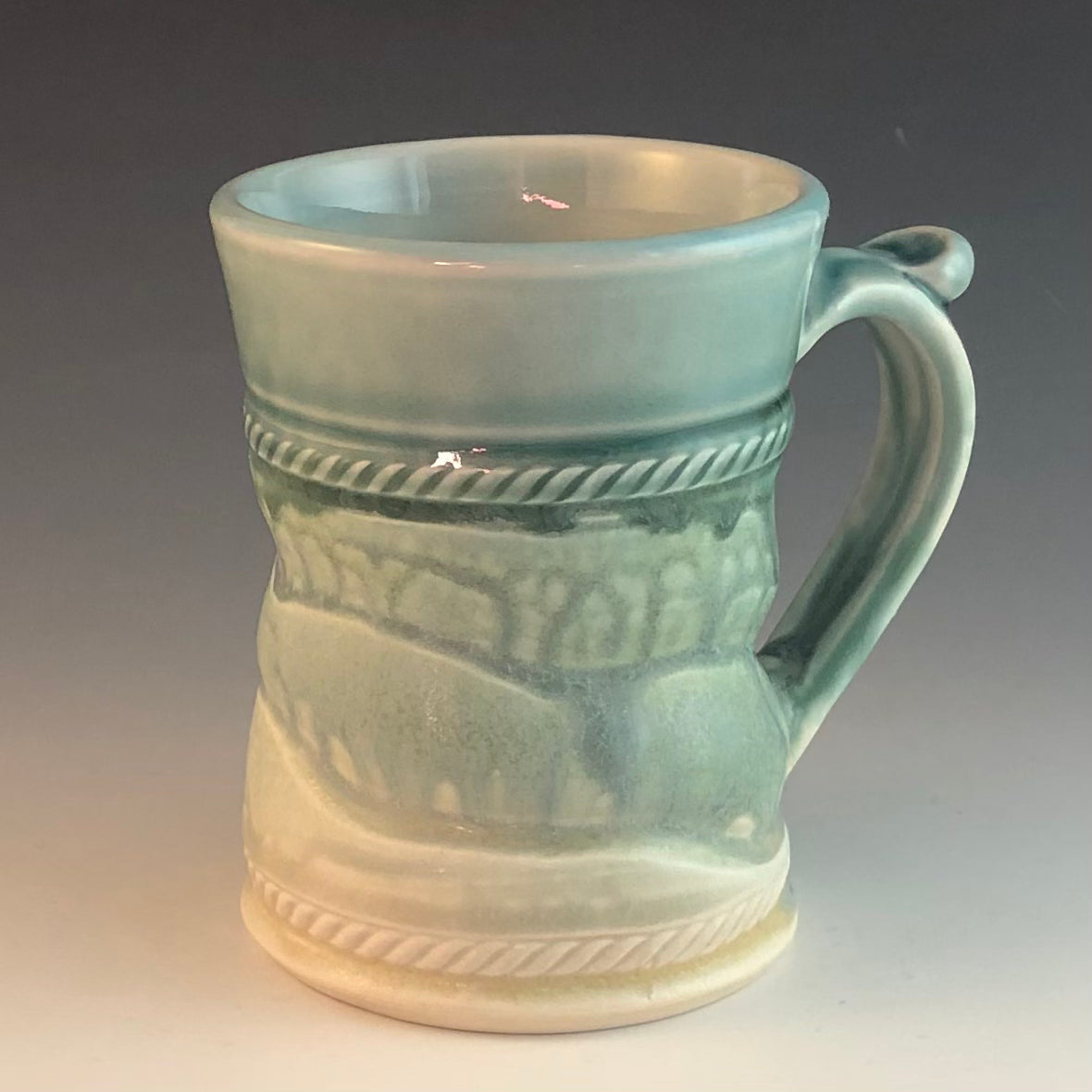 Vista Mug, blue liner