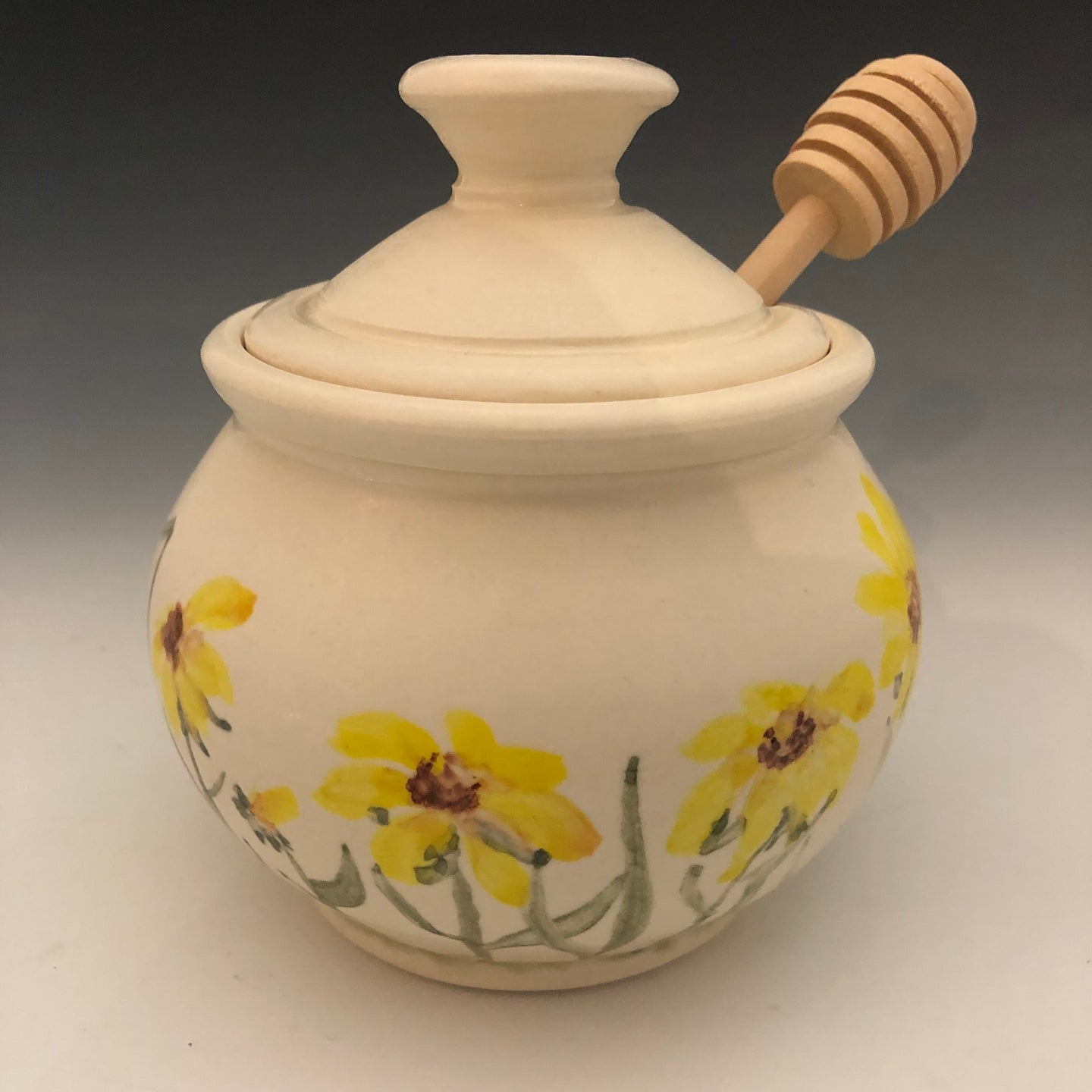 Painted Honey Pot